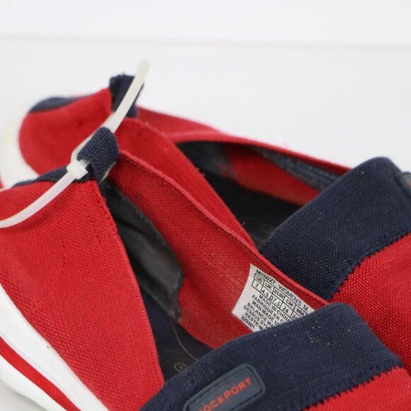 *Rockport Women's XCS Rock On Air Comfort Slip-on Red Berry Gore Sneaker - Picture 3 of 5